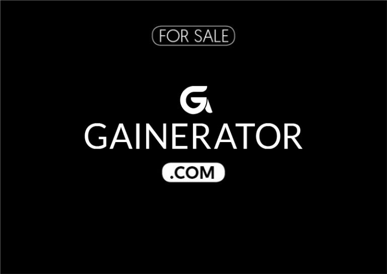 Gainerator.com is for sale