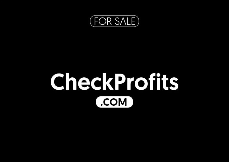 CheckProfits.com is for sale