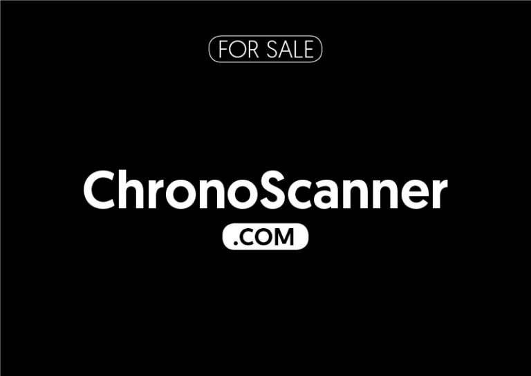 ChronoScanner.com is for sale